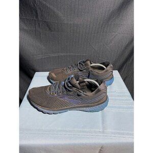 Brooks Men's Ghost 12 Black and Blue Lace Up Running Sneakers Size 11.5m
